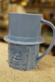 画像1: ミスターピーナッツ プラスチックマグカップ ブルー (1)