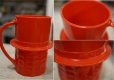 画像2:  ミスターピーナッツ プラスチックマグカップ レッド (2)