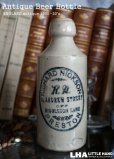 画像1: ENGLAND antique RICHARD NICKSON 陶器 ビアボトル BEER 1900－20's (1)