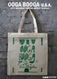 画像1: 【アメリカ直輸入・日本未発売】LA【Ooga Booga】TOTE BAG ウーガブーガ トートバッグ Green (1)