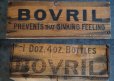 画像4: 【RARE】ENGLAND antique BOVRIL BOX 木製ウッドボックス[スクエア] 1910-30's   (4)