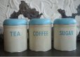 画像3: ENGLAND antique  WORCESTER WARE アルミ キャニスター 缶 COFFEE・SUGAR・TEA [3SET] 1950's