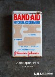 画像1: USA antique ジョンソン&ジョンソン BAND-AID バンドエイド缶 1982's  (1)