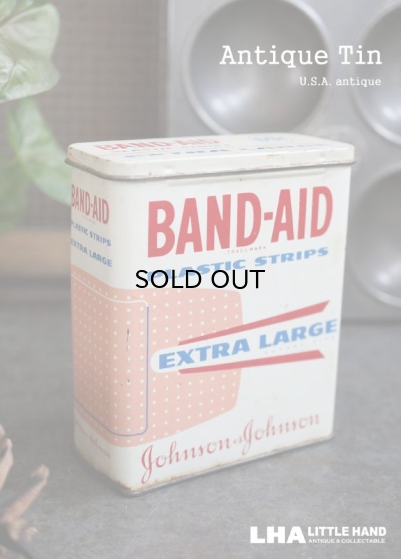 画像2: USA antique ジョンソン&ジョンソン BAND-AID バンドエイド缶 1970-90's 