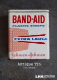 画像1: USA antique ジョンソン&ジョンソン BAND-AID バンドエイド缶 1970-90's  (1)