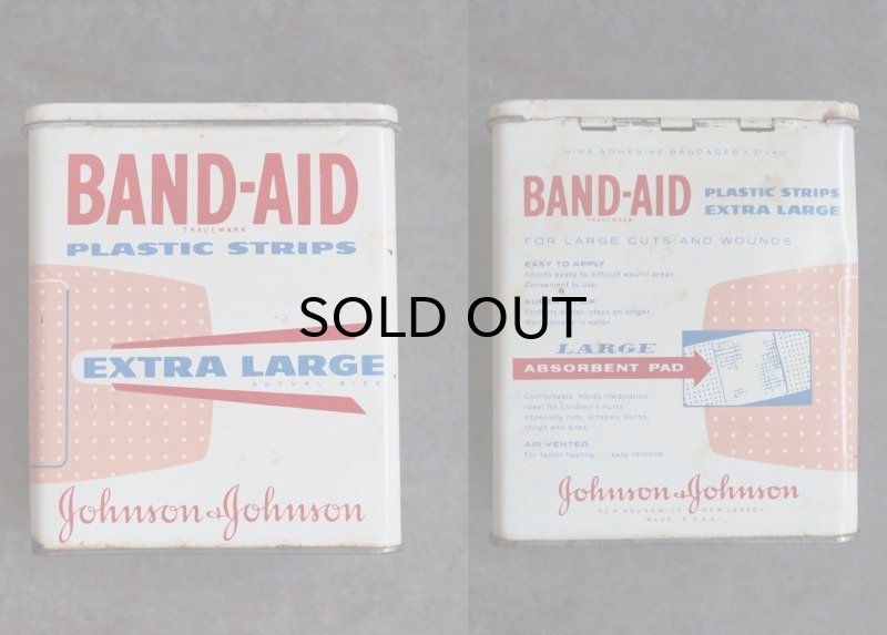 画像3: USA antique ジョンソン&ジョンソン BAND-AID バンドエイド缶 1970-90's 