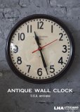 画像1: U.S.A. antique GENERAL ELECTRIC×Telechron  wall clock GE ゼネラル エレクトリック ×テレクロン 掛け時計 クロック 特大45cm 1950-60's (1)