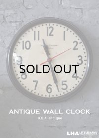 U.S.A. antique GENERAL ELECTRIC×Telechron  wall clock GE ゼネラル エレクトリック ×テレクロン 掛け時計 クロック 特大45cm 1950-60's