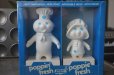 画像1: Pillsbury　Poppin' & Poppie Fresh  Dough Boy ドゥーボーイ　ソフビドール　未開封 (1)