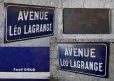 画像5: FRANCE antique 素敵な街並みに飾られていた ホーローストリートサイン AVENUE 1930-40's  (5)