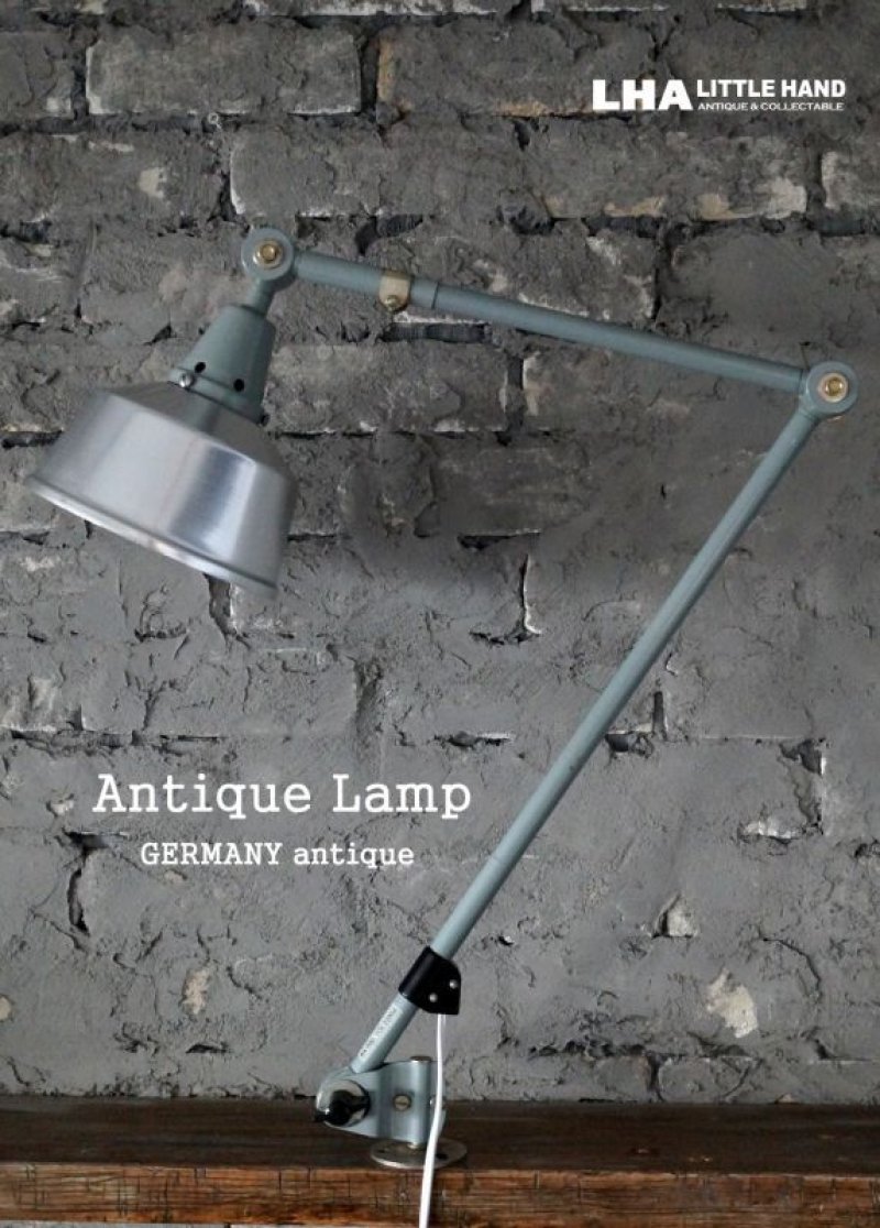 画像2: GERMANY antique Midgard ミッドガルド ランプ 2アーム インダストリアル 工業系 1950-60's バウハウス