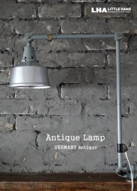 GERMANY antique Midgard ミッドガルド ランプ 2アーム インダストリアル 工業系 1950-60's バウハウス