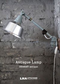 GERMANY antique Midgard ミッドガルド ランプ 1アーム インダストリアル 工業系 1950-60's バウハウス