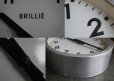 画像4: FRANCE antique BRILLIE wall clock 掛け時計 クロック 26cm 1950-60's (4)