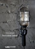 画像1: USA antique  LAMP インダストリアル ワークランプ 工業系 吊り下げランプ 作業ライト 照明 1960-70's (1)