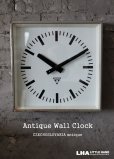 画像1: CZECHOSLOVAKIA antique PRAGOTRON wall clock パラゴトロン社 掛け時計 クロック 33.5cm 1980-90's (1)