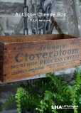 画像1: USA antique アメリカアンティーク Armour's Cloverbloom 木製 チーズボックス 5LBS 木箱 WOOD BOX 1920-40’ｓ (1)