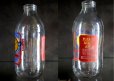 画像2: SALE 【50％OFF】 ENGLAND antique イギリスアンティーク アドバタイジング ガラス ミルクボトル ミルク瓶 牛乳瓶 1970-80's (2)