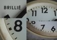 画像4: FRANCE antique BRILLIE wall clock フランスアンティーク ブリエ 掛け時計 クロック 時計 26cm 1950-60's (4)