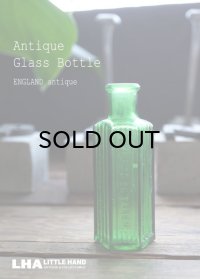 ENGLAND antique イギリスアンティーク NOT TO BE TAKEN ガラスボトル[1oz] H8.6cm ガラス瓶 1900-20's