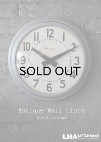 U.S.A. antique SIMPLEX wall clock アメリカアンティーク シンプレックス社製 掛け時計 スクール クロック 38cm 1960's インダストリアル 工業系