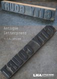 画像1: SALE【30%OFF】U.S.A. antique アメリカアンティーク 木製 プリンターブロック アルファベット Ｈ3.8ｃｍ スタンプ はんこ 1930-60's  (1)