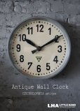 画像1: CZECHOSLOVAKIA antique PRAGOTRON wall clock パラゴトロン社 掛け時計 クロック 33cm 1970-80's (1)