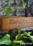 画像1: USA antique CHEESE BOX Breakstone's アメリカアンティーク 木製 チーズボックス 木箱 (1)