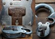 画像3: ENGLAND antique イギリスアンティーク クマ型 SQUIRE 440  刻印入 パドロック 鍵付 南京錠 1920-40's (3)