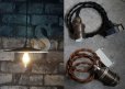 画像6: FRANCE antique Lamp フランスアンティーク ホーロー ペンダントランプ ソケット&コード付き Black 黒 1940-50's   (6)