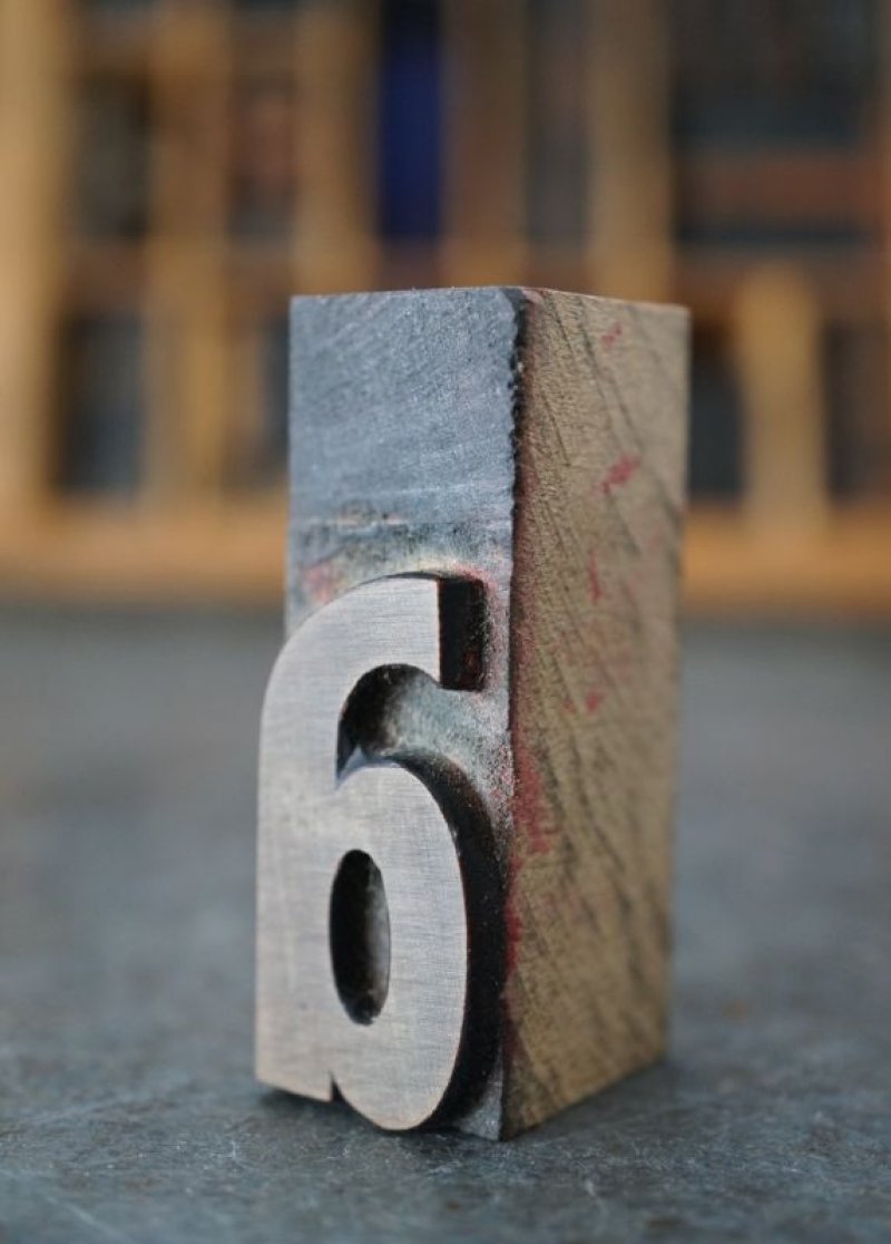 画像2: U.S.A. antique アメリカアンティーク 木製プリンターブロック【a】 Ｈ5ｃｍ スタンプ はんこ 数字 1900-40's 