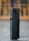 画像1: U.S.A. antique アメリカアンティーク 木製プリンターブロック【t】 Ｈ5ｃｍ スタンプ はんこ 数字 1900-40's  (1)