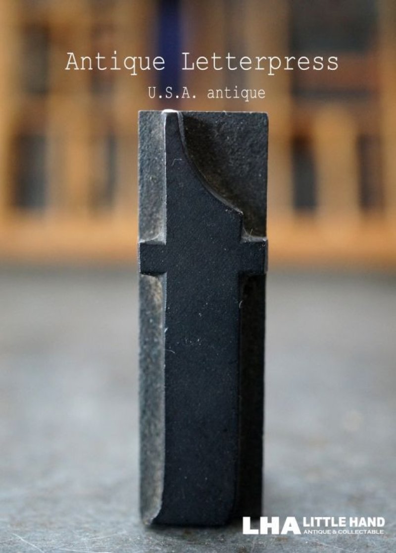 画像1: U.S.A. antique アメリカアンティーク 木製プリンターブロック【t】 Ｈ5ｃｍ スタンプ はんこ 数字 1900-40's 
