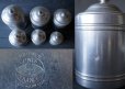 画像7: FRANCE antique フランスアンティーク  アルミ キャニスター 6個セット 缶 1920-30's
