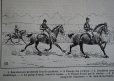 画像5: FRANCE antique ART PAPER  フランスアンティーク 辞書・図鑑の1ページ ［馬レース］ 描画 アンティークアート 1900's (5)