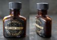 画像2: ENGLAND antique イギリスアンティーク ラベル・キャップ付き ガラスボトル H6.7cm ガラス瓶 1930-40's (2)