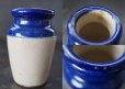 画像4: 【RARE】ENGLAND antique イギリスアンティーク BUTTERCUP CREAM ブルー バターカップ クリーム 陶器ポット H7.8m 1900's (4)