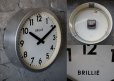 画像3: FRANCE antique BRILLIE wall clock フランスアンティーク 掛け時計 ヴィンテージ クロック 26cm 1950-60's (3)
