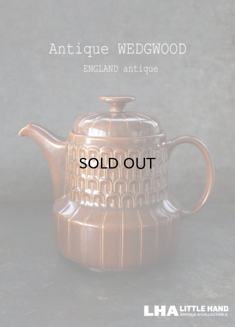画像1: ENGLAND antique WEDGWOOD 【PENNINE】 イギリスアアンティーク ウェッジウッド ペナイン ティーポット コーヒーポット ヴィンテージ 1965-71's