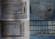 画像3: U.S.A. antique Wire Basket アメリカアンティーク AMERICAN WIRE FORM CO. ナンバータグ付き ワイヤーバスケット 1940-50's  (3)