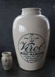 画像6: 【RARE】ENGLAND antique Virol イギリスアンティーク ヴァイロール・ヴィロール レア 特大・ジャンボサイズ H30ｃｍ 陶器ボトル 陶器ポット 1900's (6)
