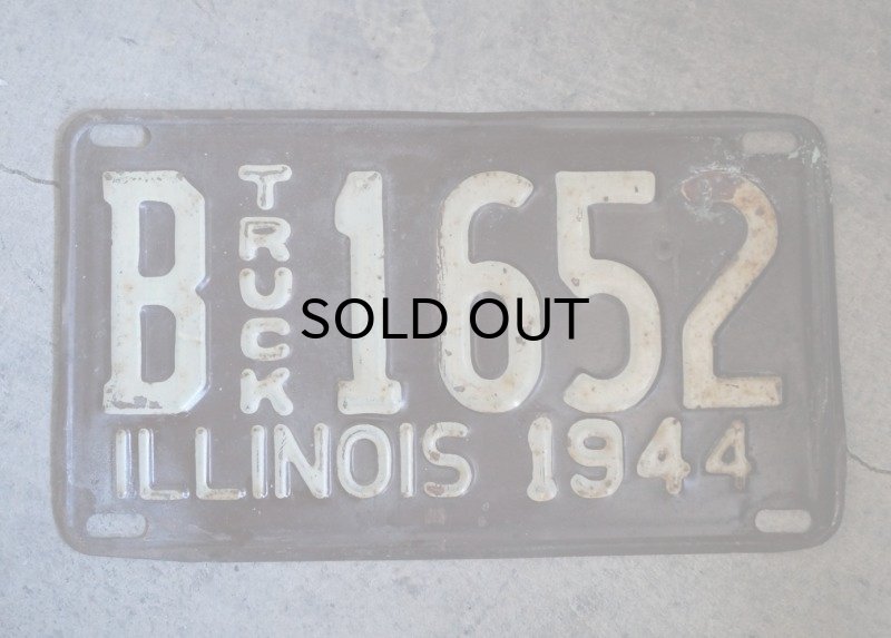 画像2: USA antique アメリカアンティーク ライセンスプレート ヴィンテージ ナンバープレート サイン 看板 1944's