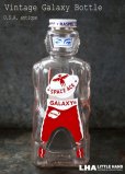 画像1: USA antique SPACE FOODS GALAXY Spaceman Bottle アメリカアンティーク ヴィンテージ ギャラクシー スペースマン ボトル シロップ瓶 未使用デッドストック 1950's (1)