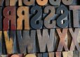 画像7: 【RARE】U.S.A. antique アメリカアンティーク 木製 プリンターブロック 【アルファベット・ナンバー Ａ〜Ｚ・0〜9 揃・130個】 Ｈ4.2ｃｍ スタンプ はんこ 1890-1940's 