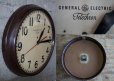 画像3: U.S.A. antique GENERAL ELECTRIC×Telechron  wall clock GE アメリカアンティーク ゼネラル エレクトリック ×テレクロン 掛け時計 ヴィンテージ スクール クロック 特大45cm 1940-50's (3)