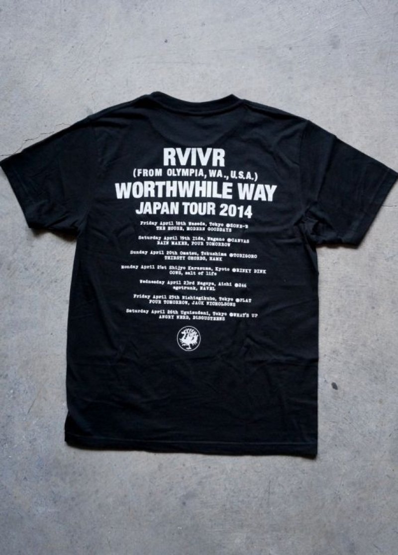 画像3: RVIVR(US) JAPAN TOUR 2014 Tシャツ