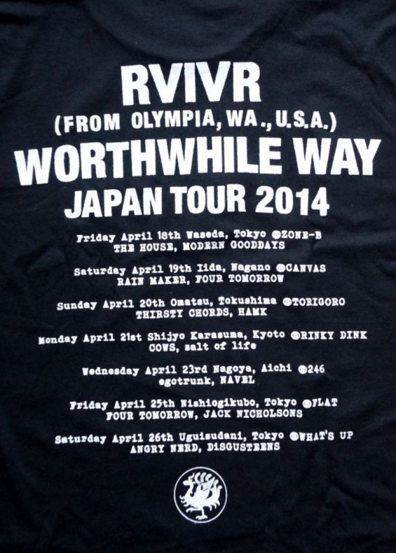 画像5: RVIVR(US) JAPAN TOUR 2014 Tシャツ
