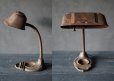 画像3: USA antique アメリカアンティーク インダストリアル デスクランプ バンカーズランプ グースネック 工業系 ライト 照明 ヴィンテージランプ 1920-30's (3)