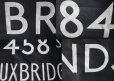 画像3: 【RARE】ENGLAND antique BUS ROLL SIGN 1975's イギリスアンティーク バスサイン H204.5xW91cm ヴィンテージ バスロールサイン 行先回転案内標示　 (3)