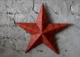 画像2: 【再入荷】U.S.A. TIN BARN STAR (Ｓ) DARK RED ティンバーンスター 星のオーナメント ブリキ エンジ 赤 (2)